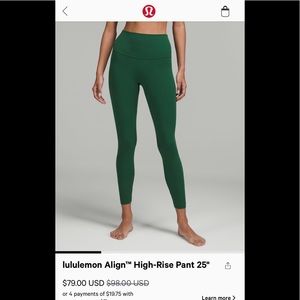 Lululemon Align leggings
